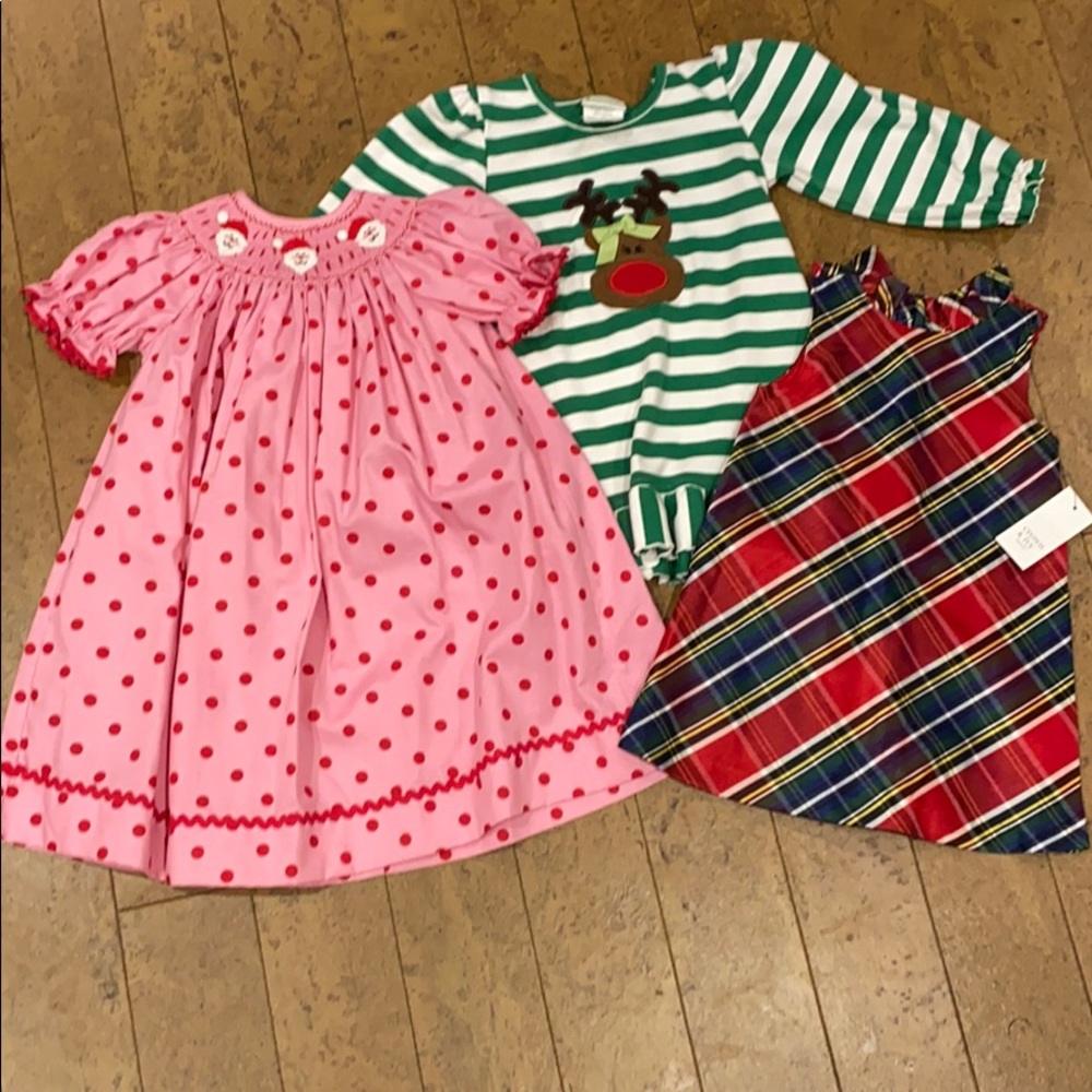 3 2T Christmas Winter Dresses